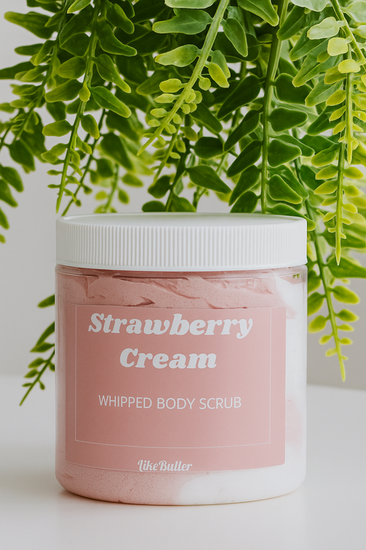 Strawberry Cream Whipped Body Scrub